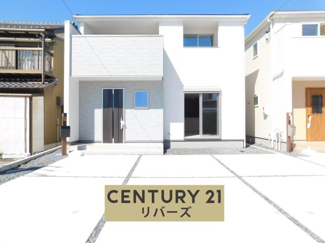 名古屋市中川区下之一色町字中ノ切の新築一戸建の外観|☆１号棟☆ 　　いつでもご案内出来ます♪（お問合せ当日、平日、水曜、夜間でもＯＫ）　長期優良住宅♪　南向き！　敷地５１．８５坪！　駐車並列３台可！　続き間ＬＤＫ２１．７帖♪　南面ワイドバルコニー！