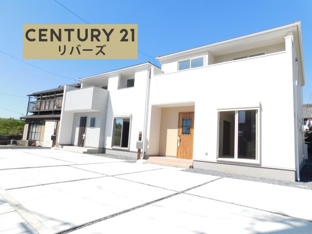 名古屋市中川区下之一色町字中ノ切の新築一戸建の外観|☆２号棟☆ 　　いつでもご案内出来ます♪（お問合せ当日、平日、水曜、夜間でもＯＫ）　長期優良住宅♪　南向き！　敷地４７坪！　駐車並列３台可！　続き間ＬＤＫ２２帖！　イオン南陽店まで車７分♪