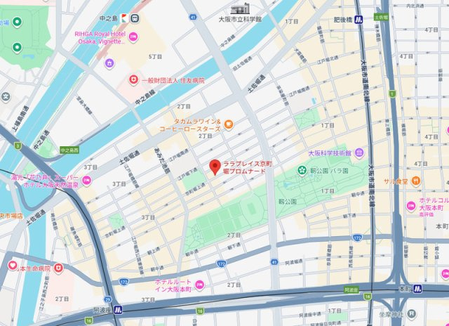 ララプレイス京町堀プロムナードのその他