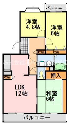 【間取り】 | シャトレー千葉寺