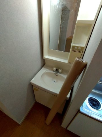 上野マンションの洗面所