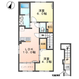 【間取り】 | （仮）千駄塚新築アパートＢ