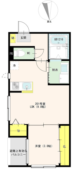 【間取り】 | スヴニール田島