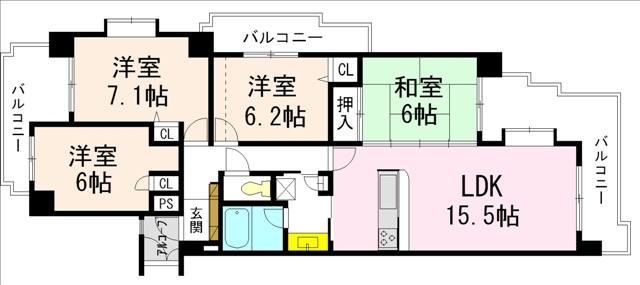 ユニーブル原駅前の間取り