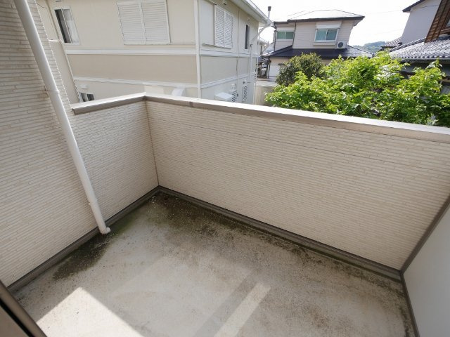 RIVERのバルコニー
