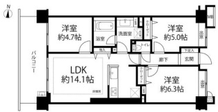 キャナルパーク東京ベイの間取り