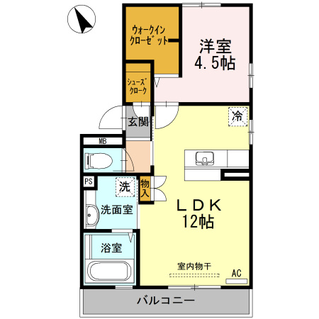 ヒルズ琴芝町の間取り
