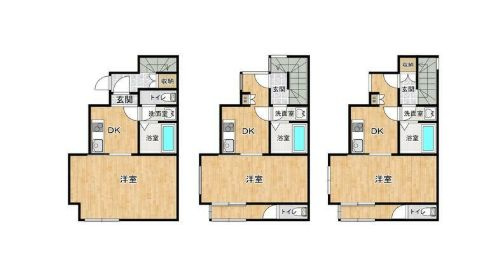 【間取り】 | 玉出東１丁目　１棟アパート