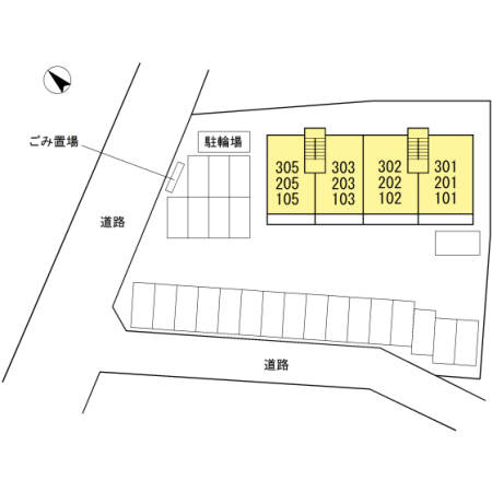 フェリックスの区画図