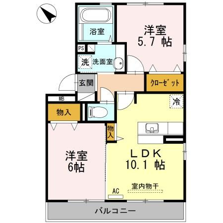 フェリックスの間取り