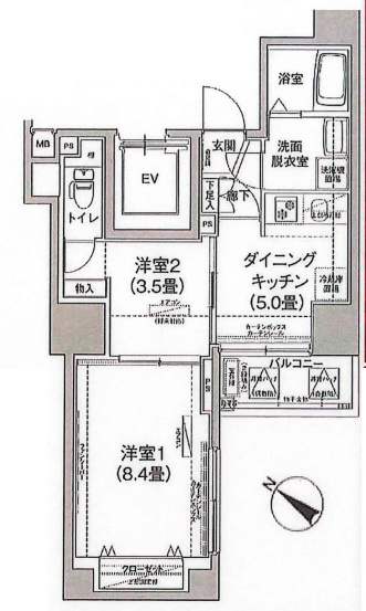 アイルプレミアム文京六義園の間取り
