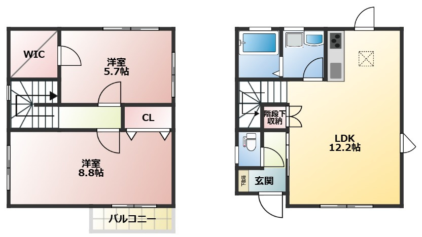 石黒様戸建賃貸住宅Ⅱ　の間取り