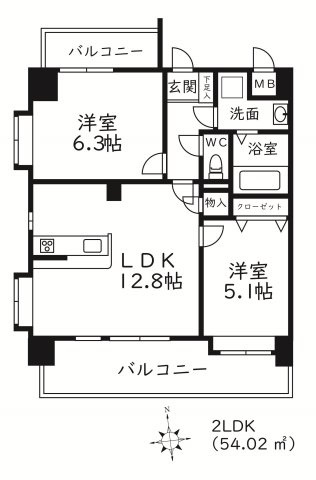 【間取り】 | Pond Mum MATSUSHIMA (ポンドマム松島）