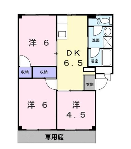 【間取り】 | クレセント横田