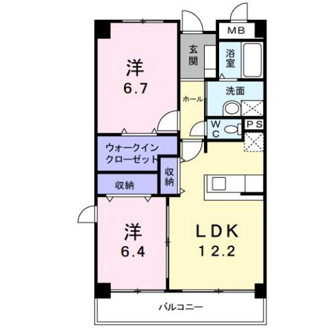 ココ　プラザの間取り