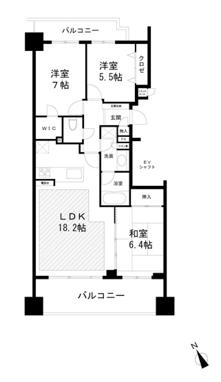 【間取り】 | ライオンズマンション桜坂シティ