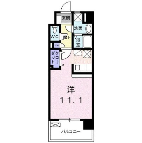 フォーウィルズコートⅡの間取り
