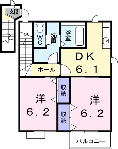 マリアージュの間取り