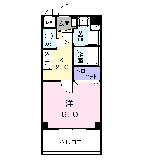 アンソレイエＹの間取り