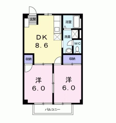 ハイツティオの間取り