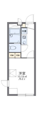 レオパレス古市の間取り|代表的な間取のため実際の間取とは異なる場合があります