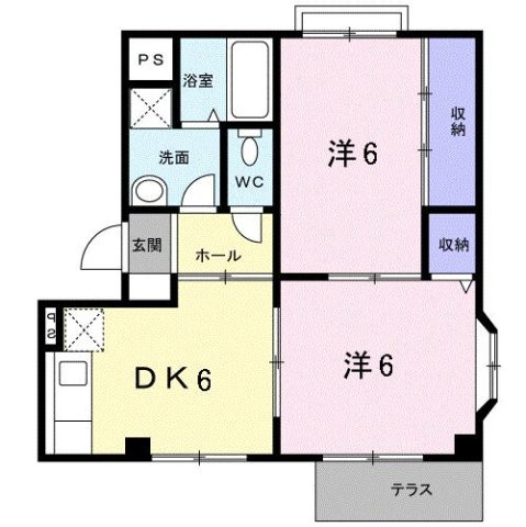 レジデンス田中Ⅱの間取り