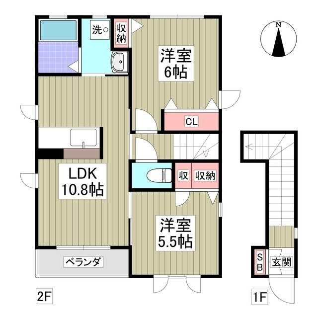 アヴニールⅢの間取り