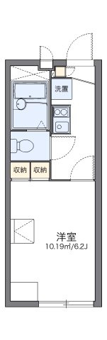 レオパレストミーズの間取り