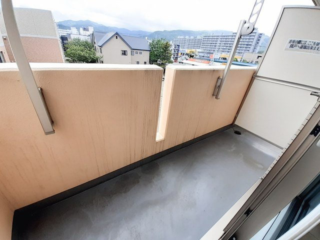ソレイユ西町Ｂのバルコニー