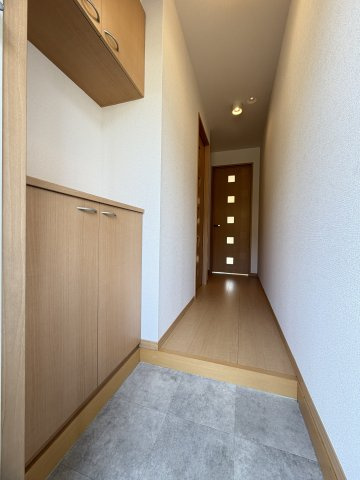 アンソレイエの玄関