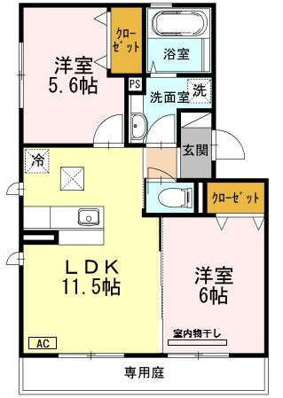 ソノーレ鈴蘭の間取り