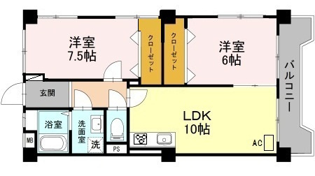 ロイヤルハイツ木戸の間取り