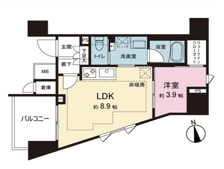 ルジェンテ板橋の間取り