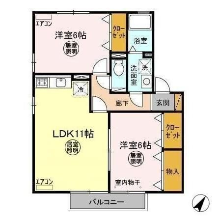 千波スプリングガーデンの間取り