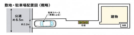 府中市美好町３丁目の中古一戸建の区画図
