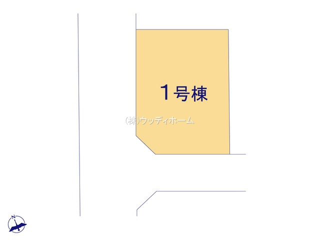 越谷市大泊23期　新築一戸建ての区画図