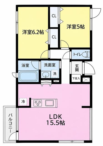 【間取り】 | サンクレメンテ駒沢