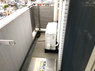 AZEST西巣鴨のバルコニー