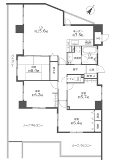 【間取り】 | フローレンス皆実町
