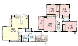【間取り】 | 広島市安佐北区口田南７丁目