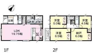 【間取り】 | 広島市佐伯区皆賀１丁目No.1