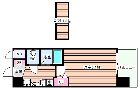 【間取り】 | エステムコート新大阪Vソレックス