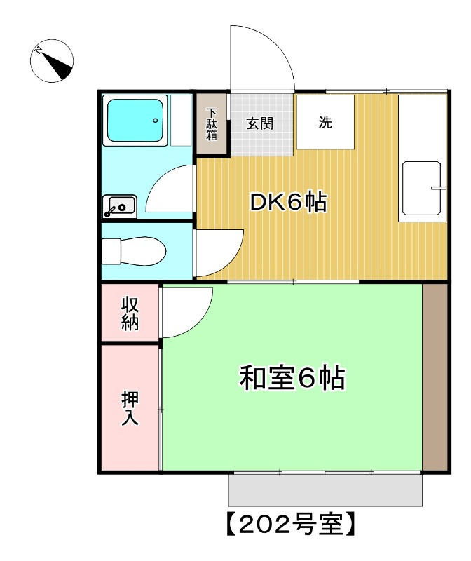 ナカフジハイツの間取り