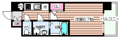【間取り】 | エスリード梅田グレイス