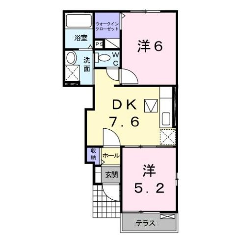 アルカンシエル　Ｃの間取り