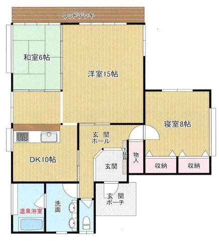 湯布院町川北の間取り
