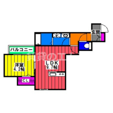【間取り】 | 諸岡4丁目AP（仮