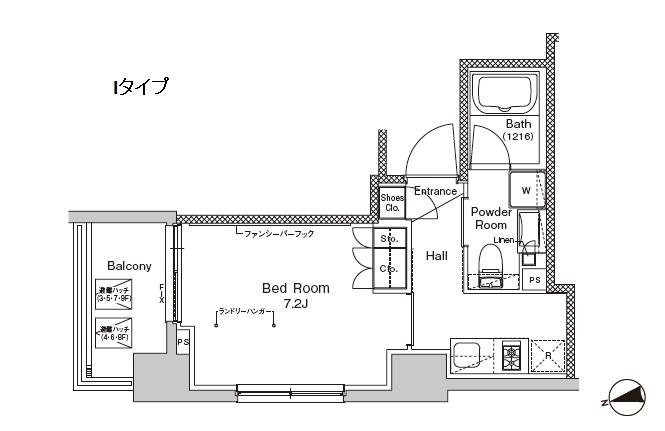 プラウドフラット門前仲町Ⅴの間取り|★間取り★