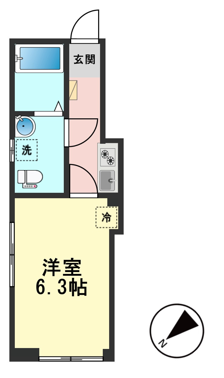 サザンロード京成高砂の間取り