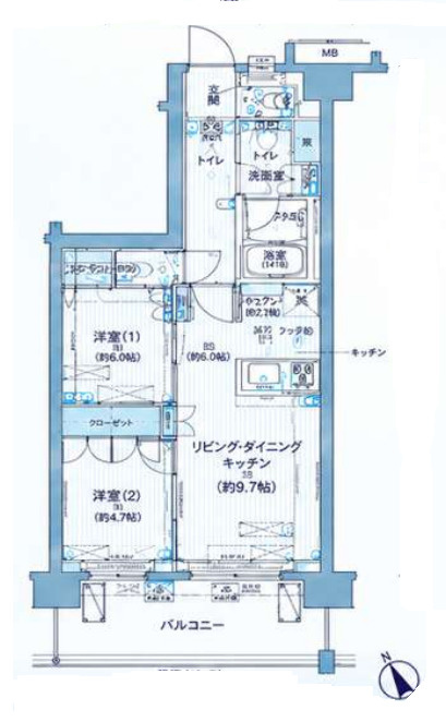 パレステージ茅ヶ崎Ⅱの外観